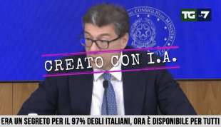 FALSO VIDEO DI GIANCARLO GIORGETTI SUI SOCIAL