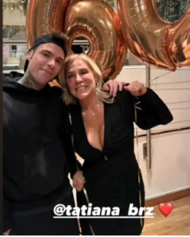 fedez e la mamma tatiana