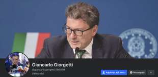 FINTO PROFILO FINTO DI GIANCARLO GIORGETTI