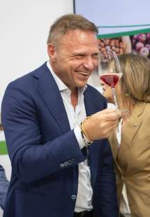 Francesco Lollobrigida in visita alla 15esima edizione di Terra Madre Salone del Gusto a torino - foto lapresse