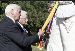 Frank-Walter Steinmeier sergio mattarella - marzabotto