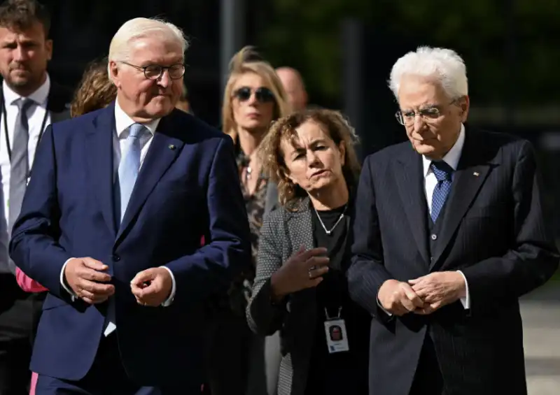 Frank-Walter Steinmeier sergio mattarella - marzabotto 