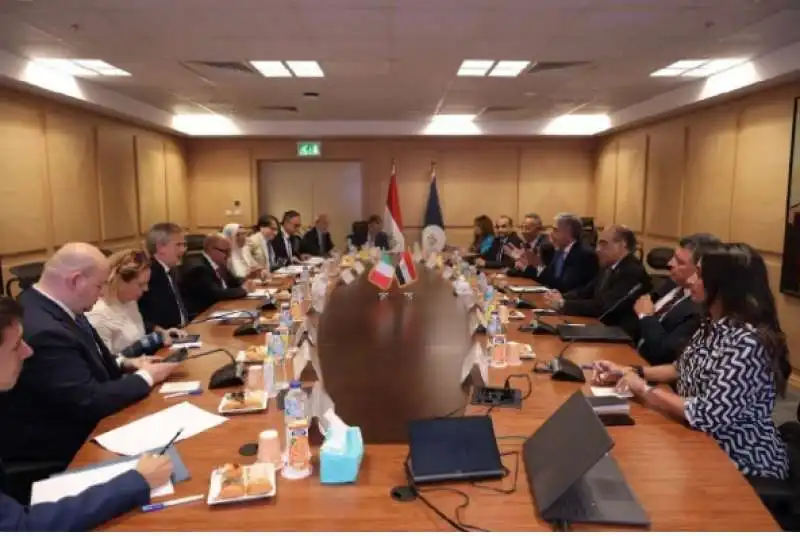 gennaro sangiuliano in visita al cairo - 5 agosto 2024