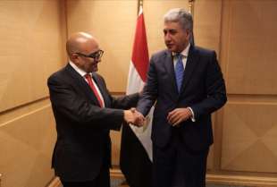 gennaro sangiuliano in visita al cairo con il ministro egiziano Sherif Fathy - 5 agosto 2024