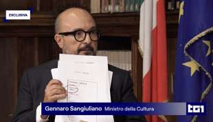 gennaro sangiuliano intervistato dal tg1 8