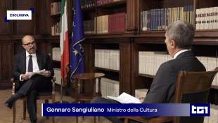 gennaro sangiuliano intervistato dal tg1 9