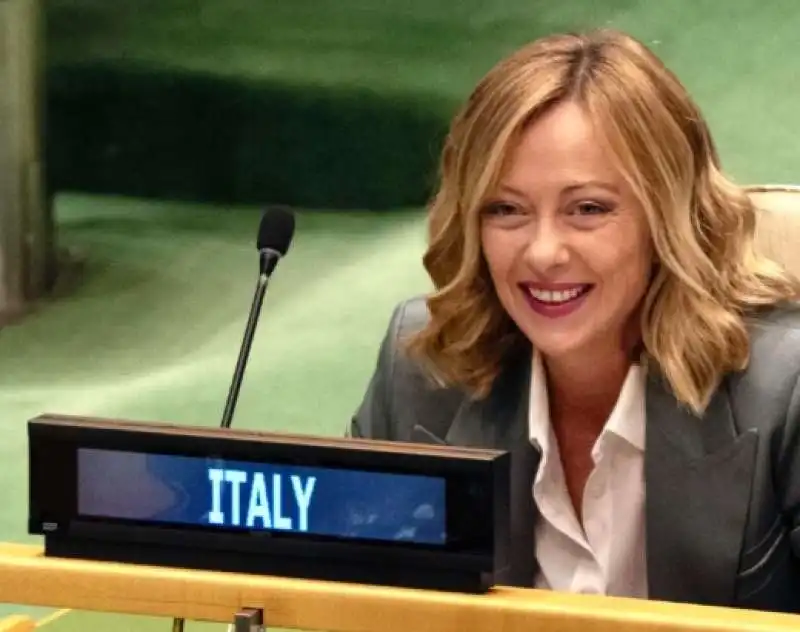 GIORGIA MELONI ALL ONU