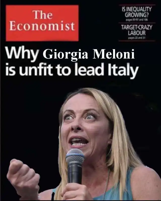 GIORGIA MELONI UNFIT - MEME 