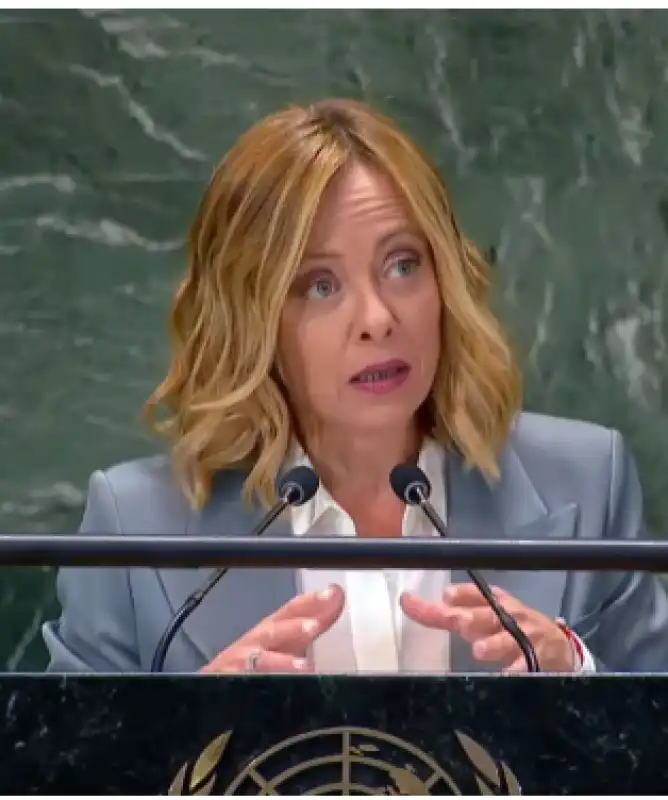 giorgia meloni VERTICE DEL FUTURO NELL'AMBITO DELL'ASSEMBLEA GENERALE DELL'ONU A NEW YORK 