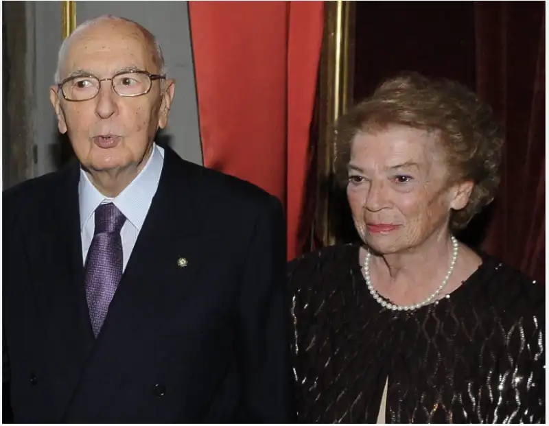 giorgio e clio napolitano