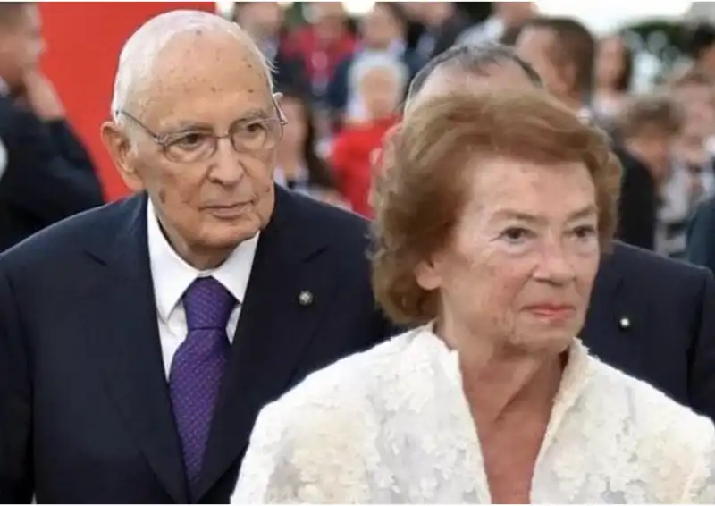 giorgio e clio napolitano