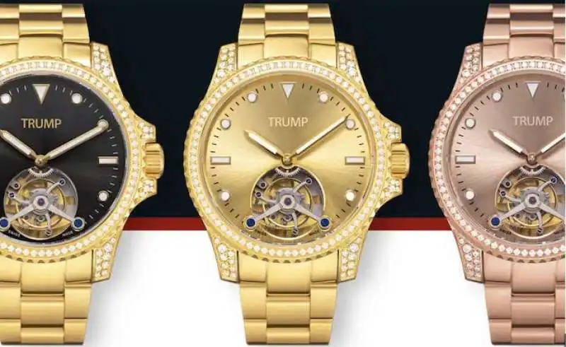 gli orologi di donald trump 1