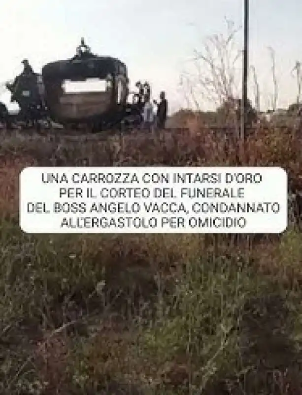 il funerale in stile mafioso di angelo salvatore vacca 3