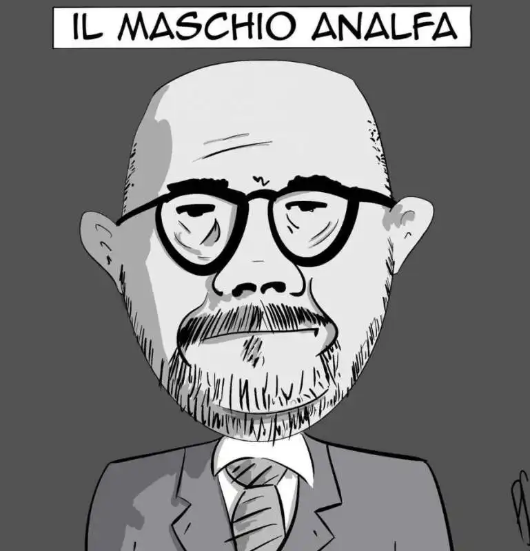 il maschio analfa   meme su gennaro sangiuliano