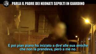 il padre dei neonati sepolti in giardino parla alle iene 5