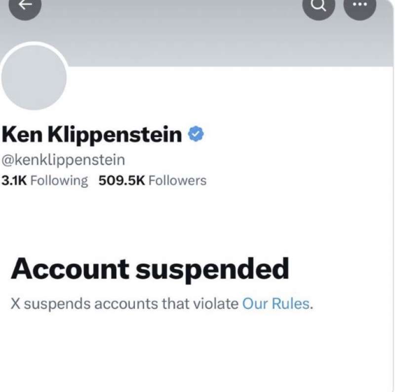 ken klippenstein sospeso da twitter