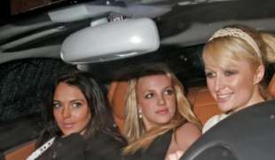 lindsay lohan britney spears paris hilton