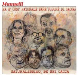 ma e cosi naturale fare figure di cacca - vignetta di mannelli