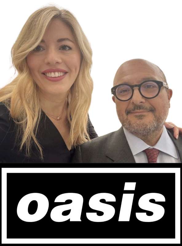 maria rosaria boccia - gennaro sangiuliano come gli oasis - meme