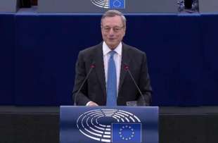 MARIO DRAGHI AL PARLAMENTO EUROPEO