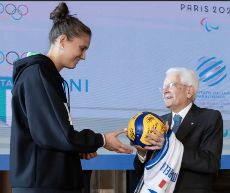 mattarella premia la pallavolo femminile