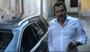 matteo salvini a casa di umberto bossi a gemonio