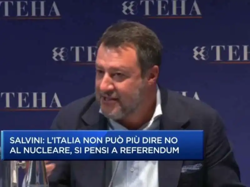 MATTEO SALVINI AL FORUM AMBROSETTI A CERNOBBIO