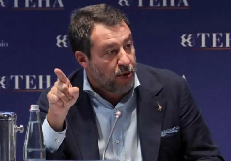 MATTEO SALVINI AL FORUM AMBROSETTI A CERNOBBIO