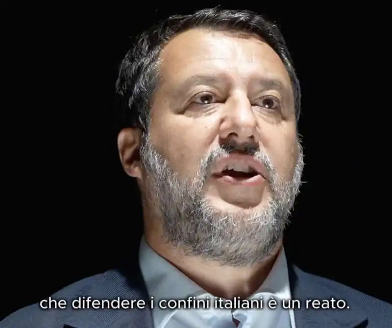 MATTEO SALVINI NEL VIDEO SUL CASO OPEN ARMS