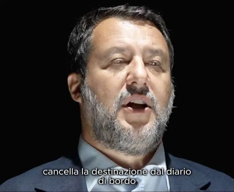 MATTEO SALVINI NEL VIDEO SUL CASO OPEN ARMS