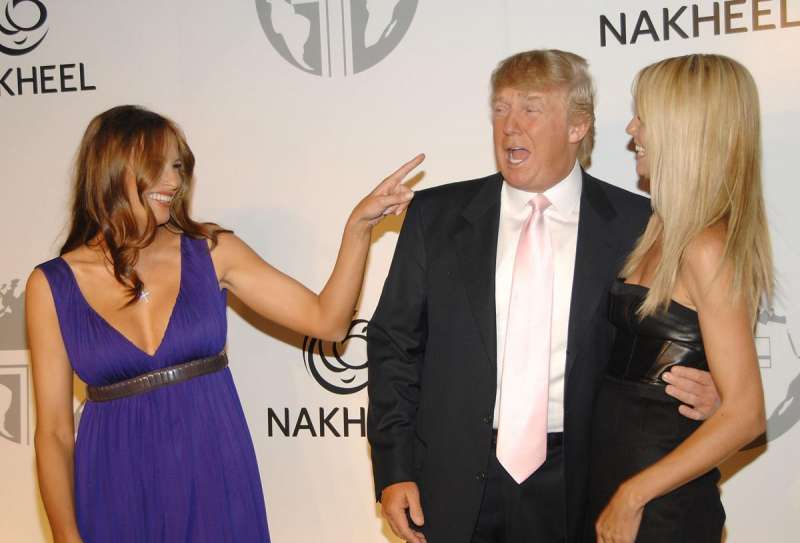 melania donald trump heidi klum