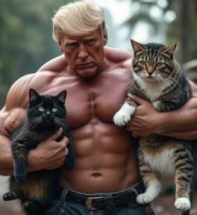 meme di donald trump e i gatti 1