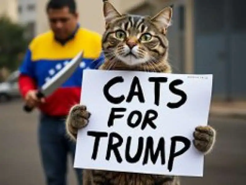 meme di donald trump e i gatti  16