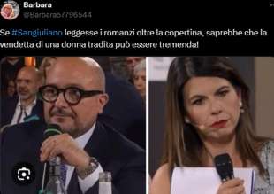 meme sul caso gennaro sangiuliano maria rosaria boccia 2