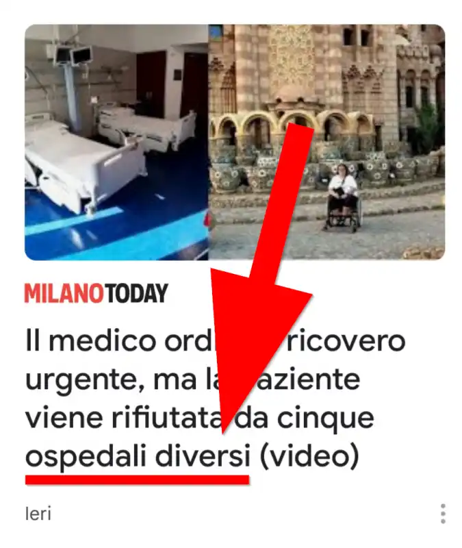 milano today, ospedali diversi