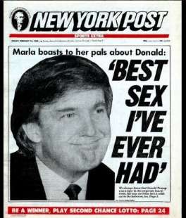 new york post trump marla maples sex affaire