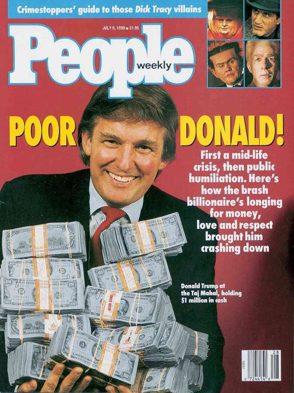 people poor donald trump 1990