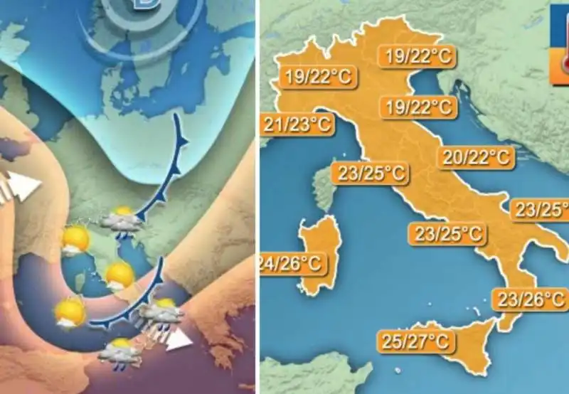 previsioni del tempo 26 settembre