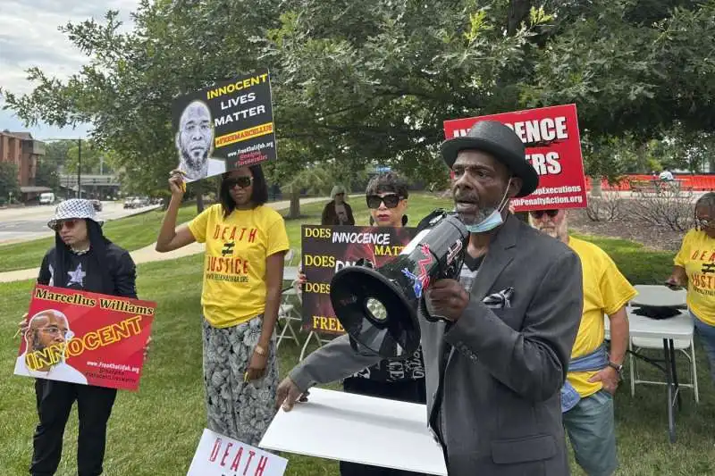 proteste contro l'esecuzione di marcellus williams   foto lapresse 1