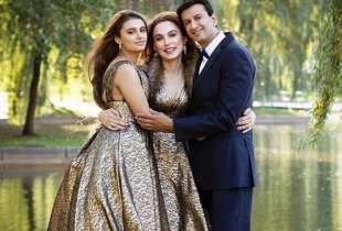 rakesh kamal con la moglie e la figlia