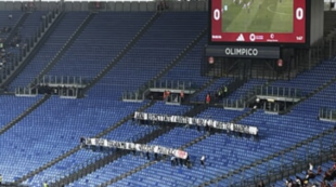 ROMA UDINESE - PROTESTA DEI TIFOSI CONTRO I FRIEDKIN