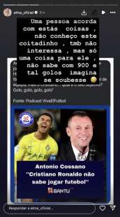 storia instagram di elma aveiro contro antonio cassano 1