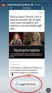 storia instagram di maria rosaria boccia su beatrice venezi 7