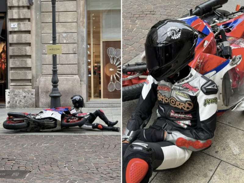 tananai inscena un finto incidente in moto per annunciare il nuovo album