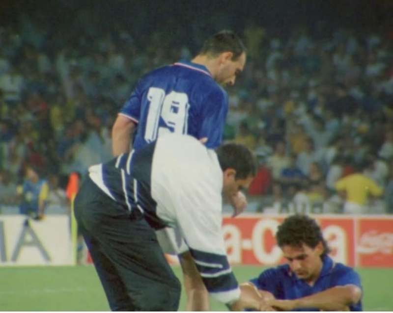 TOTO SCHILLACI ROBERTO BAGGIO - ITALIA 90