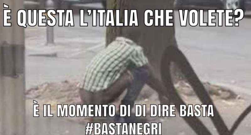 tweet con l hashtag basta negri 3