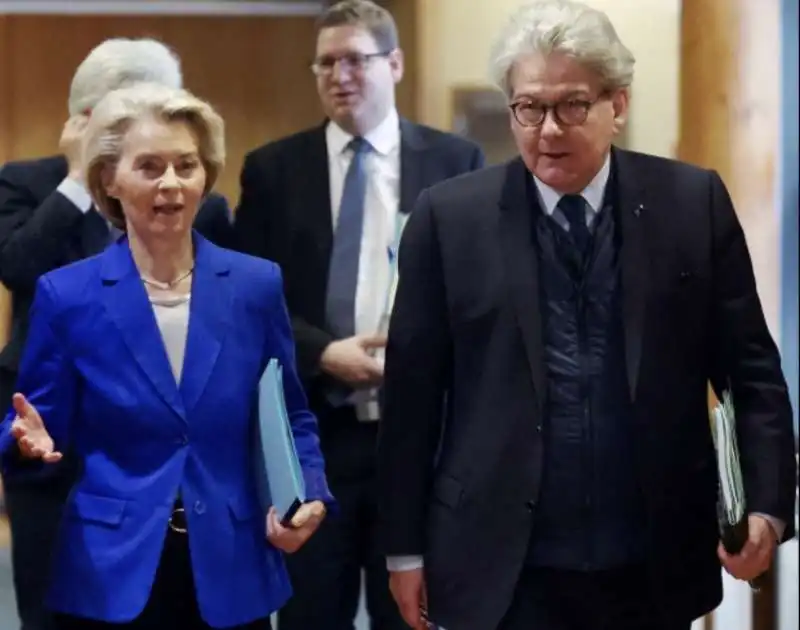 ursula von der leyen   thierry breton  