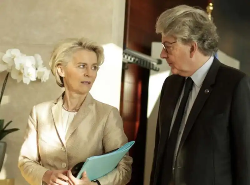 ursula von der leyen   thierry breton 