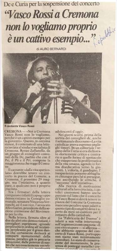 vasco rossi repubblica 1987