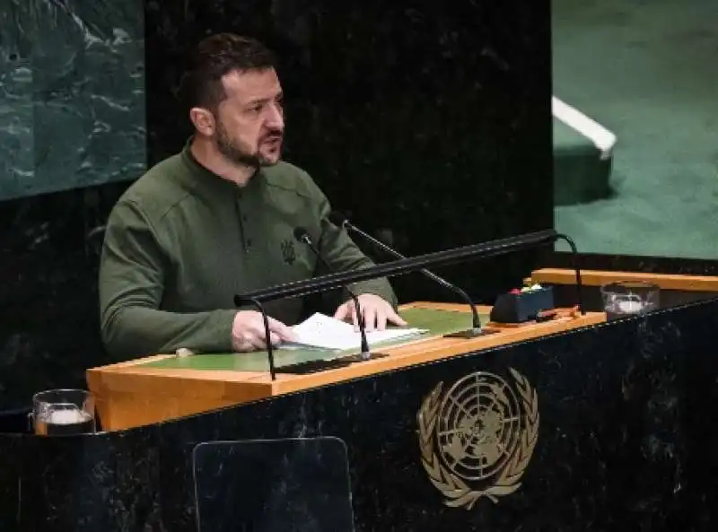 VOLODYMYR ZELENSKY - ASSEMBLEA ONU 